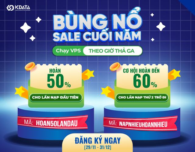 KDATA siêu sale cuối năm